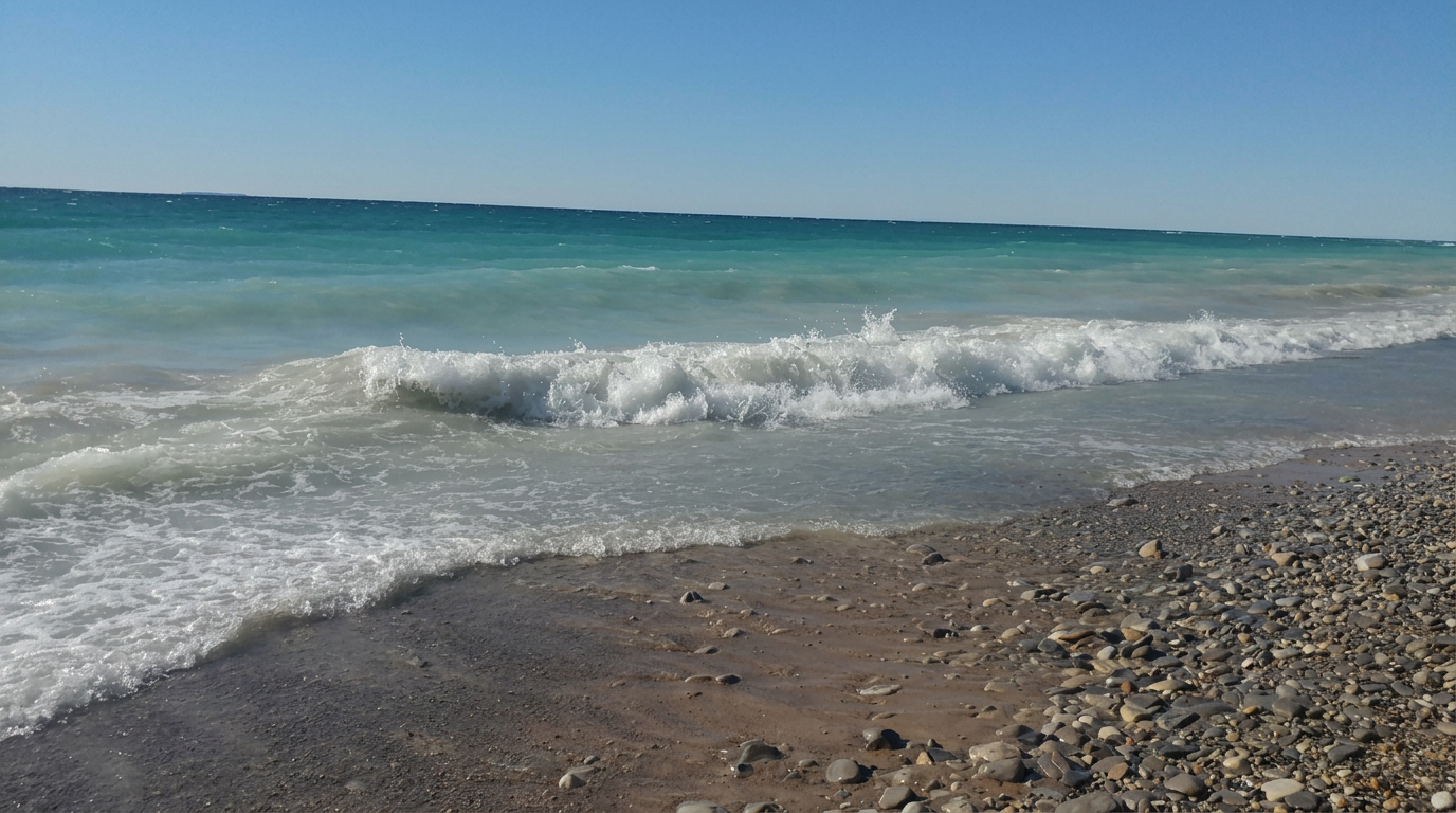 Lake Michigan shoreline near Inn The Pines